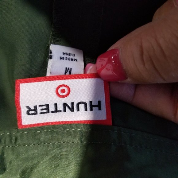 HUNTER Romper Olive Green Utility M Satin Long Sleeve - Picture 11 of 13